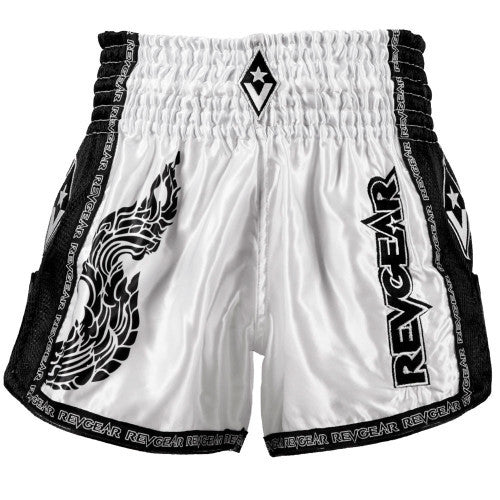 Revgear Legends Thai Shorts - Naga (White)