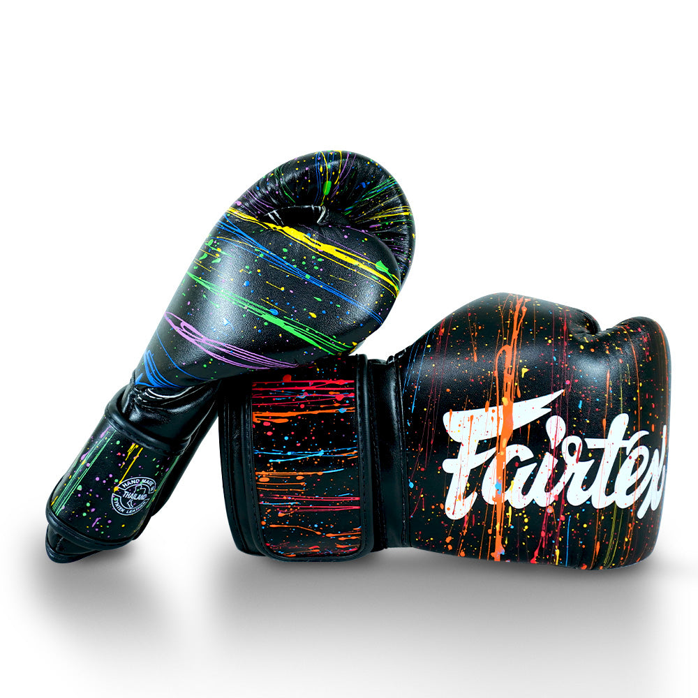 Fairtex Painter Boxing Gloves - Black