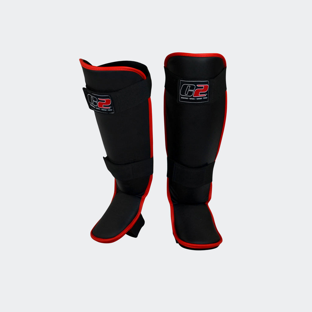 C2 Shin Guards - Red