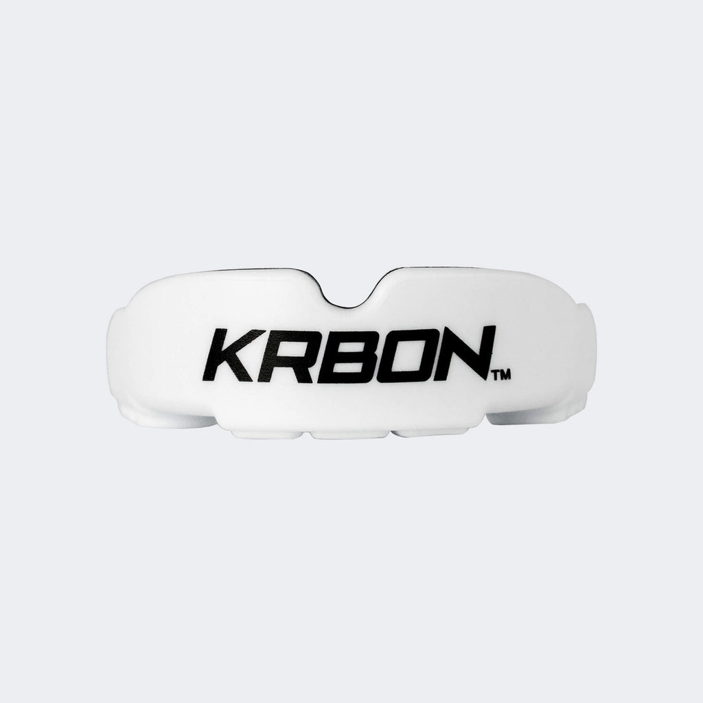 Adult KRBON Elite Series Mouthguard with Case (White)