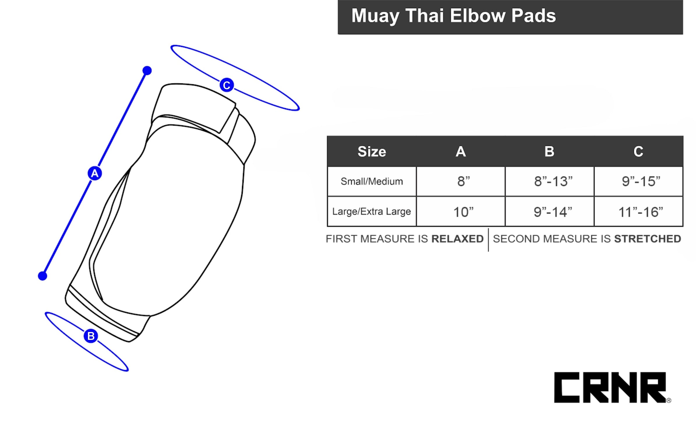 Combat Corner - Muay Thai Elbow (Black)