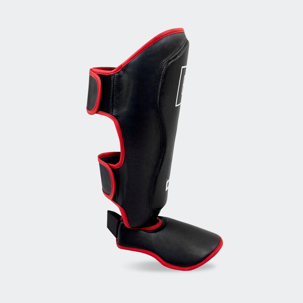 Combat Corner Elite Shin Guards - Red