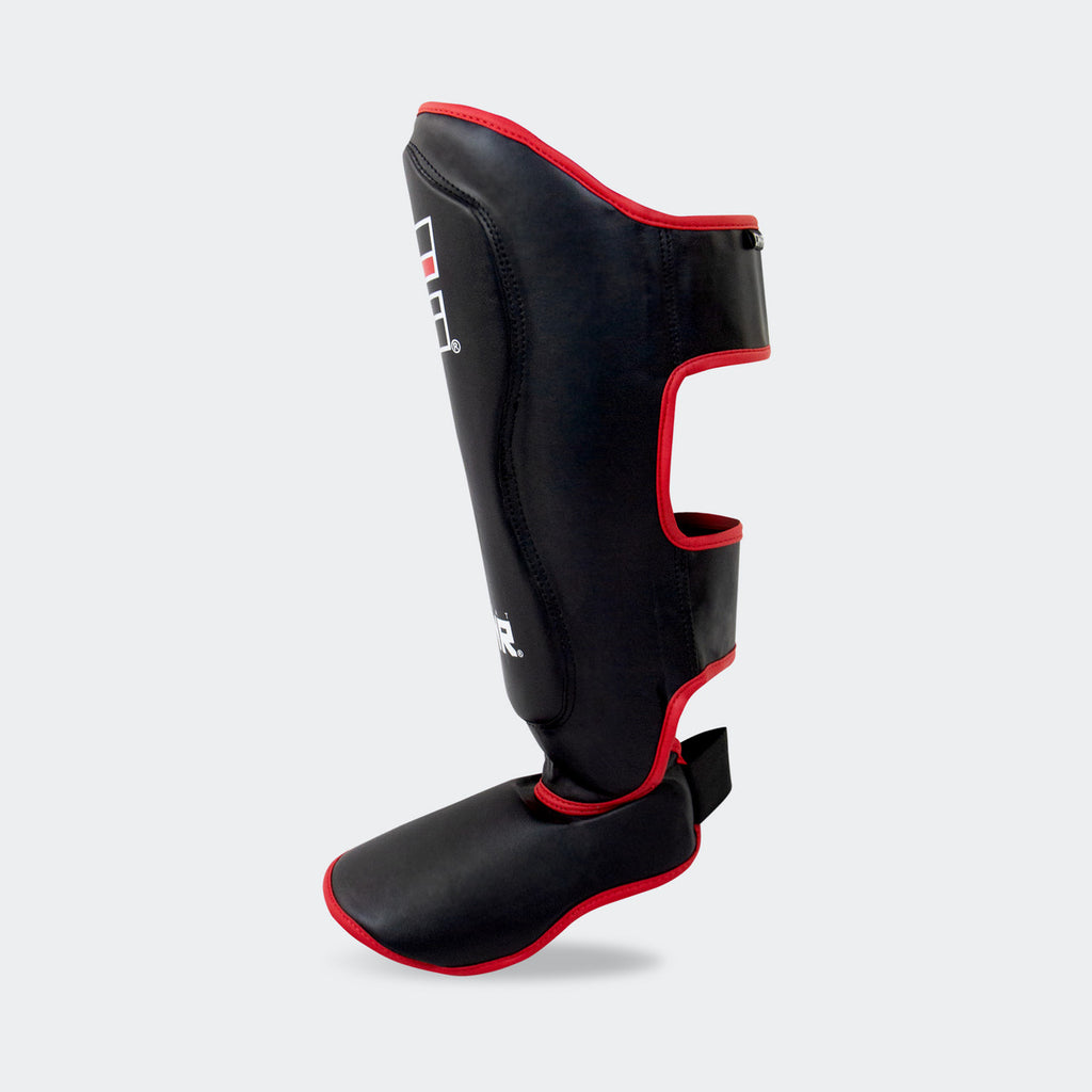 Combat Corner Elite Shin Guards - Red