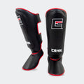 Combat Corner Elite Shin Guards - Red