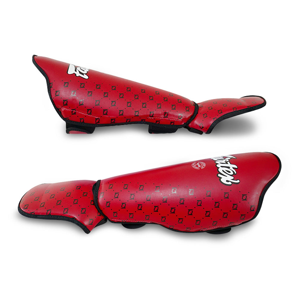Fairtex SP5 Competition Muay Thai Shin Pads - Red