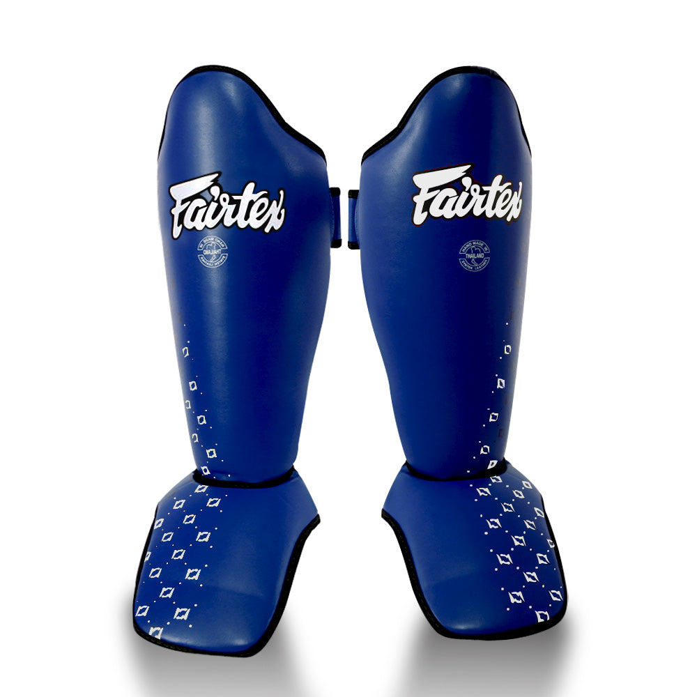 Fairtex SP5 Competition Muay Thai Shin Pads - Blue