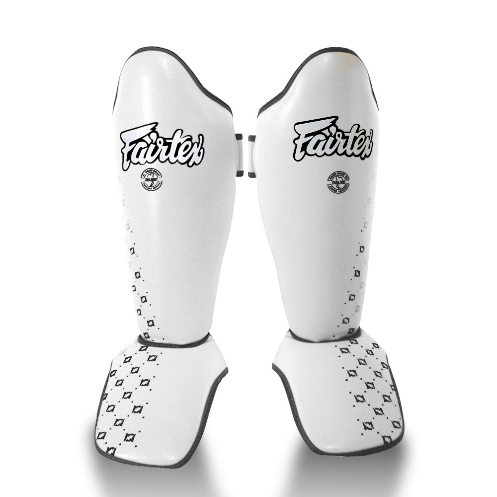 Fairtex SP5 Competition Muay Thai Shin Pads - White