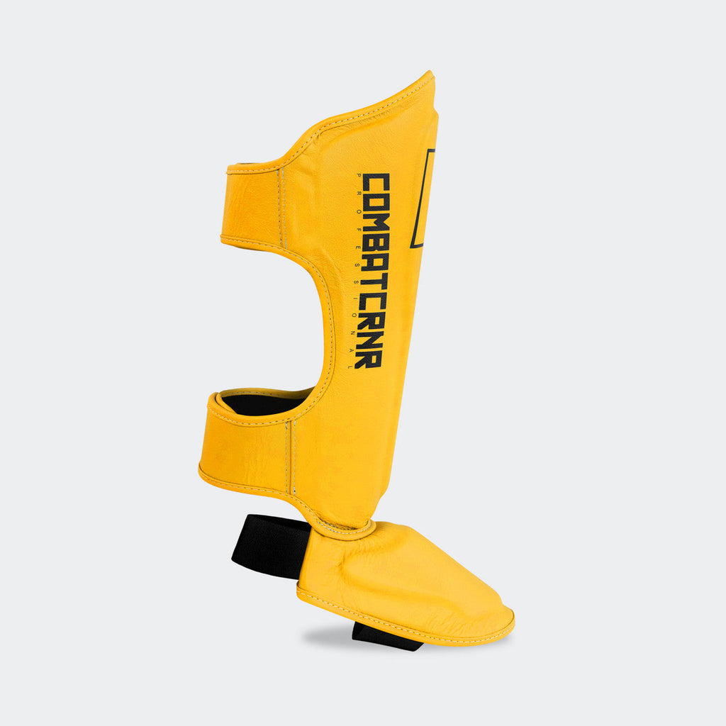 Combat Corner HMIT Shin Guards - Maize
