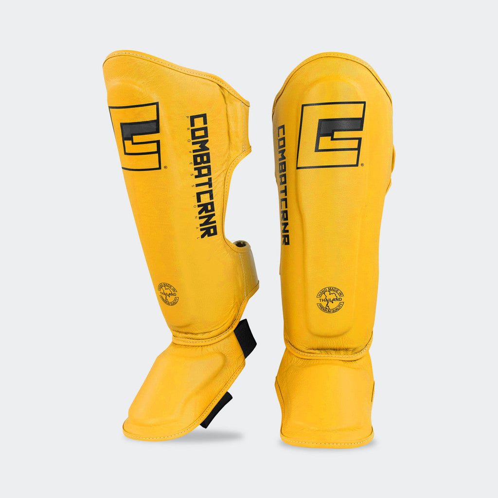 Combat Corner HMIT Shin Guards - Maize