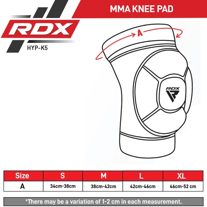 RDX MMA Knee Pad - Black