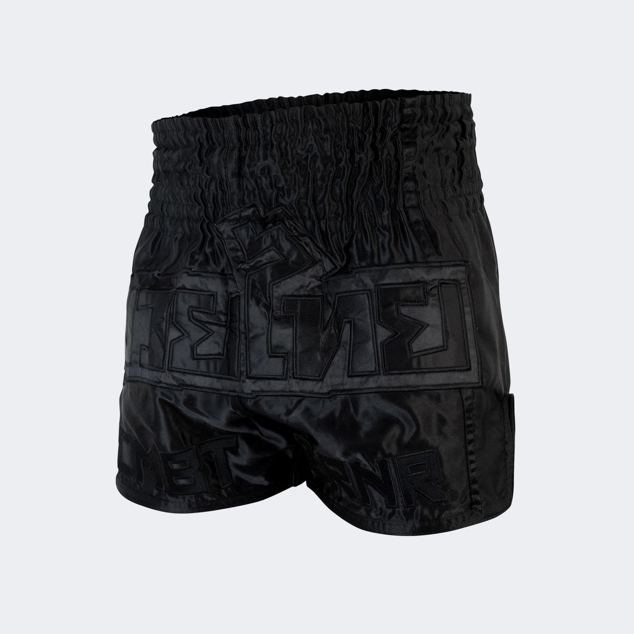 Combat Corner Crush Muay Thai Shorts (Black)