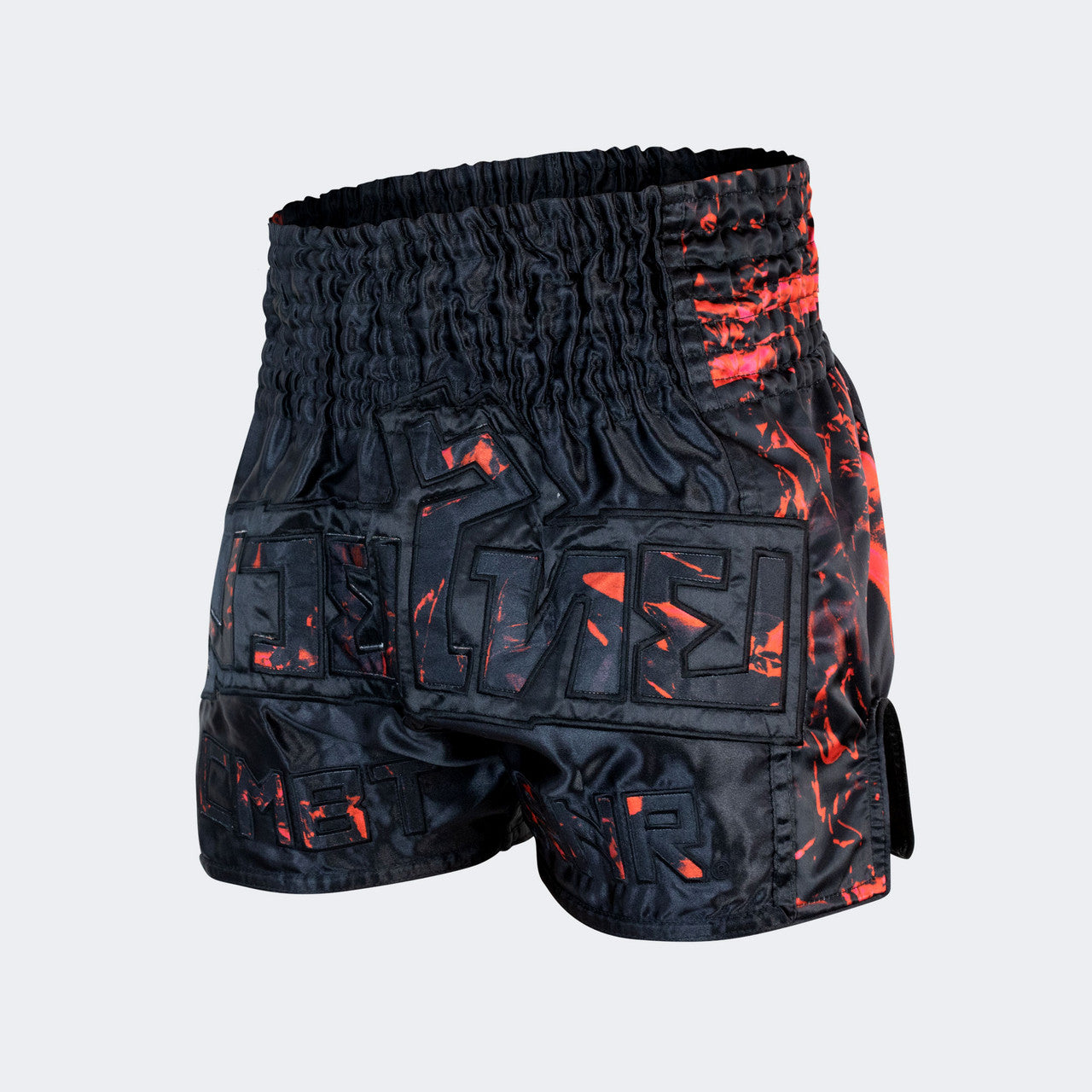 Combat Corner Crush Muay Thai Shorts (Red/Black)