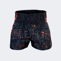 Combat Corner Crush Muay Thai Shorts (Red/Black)