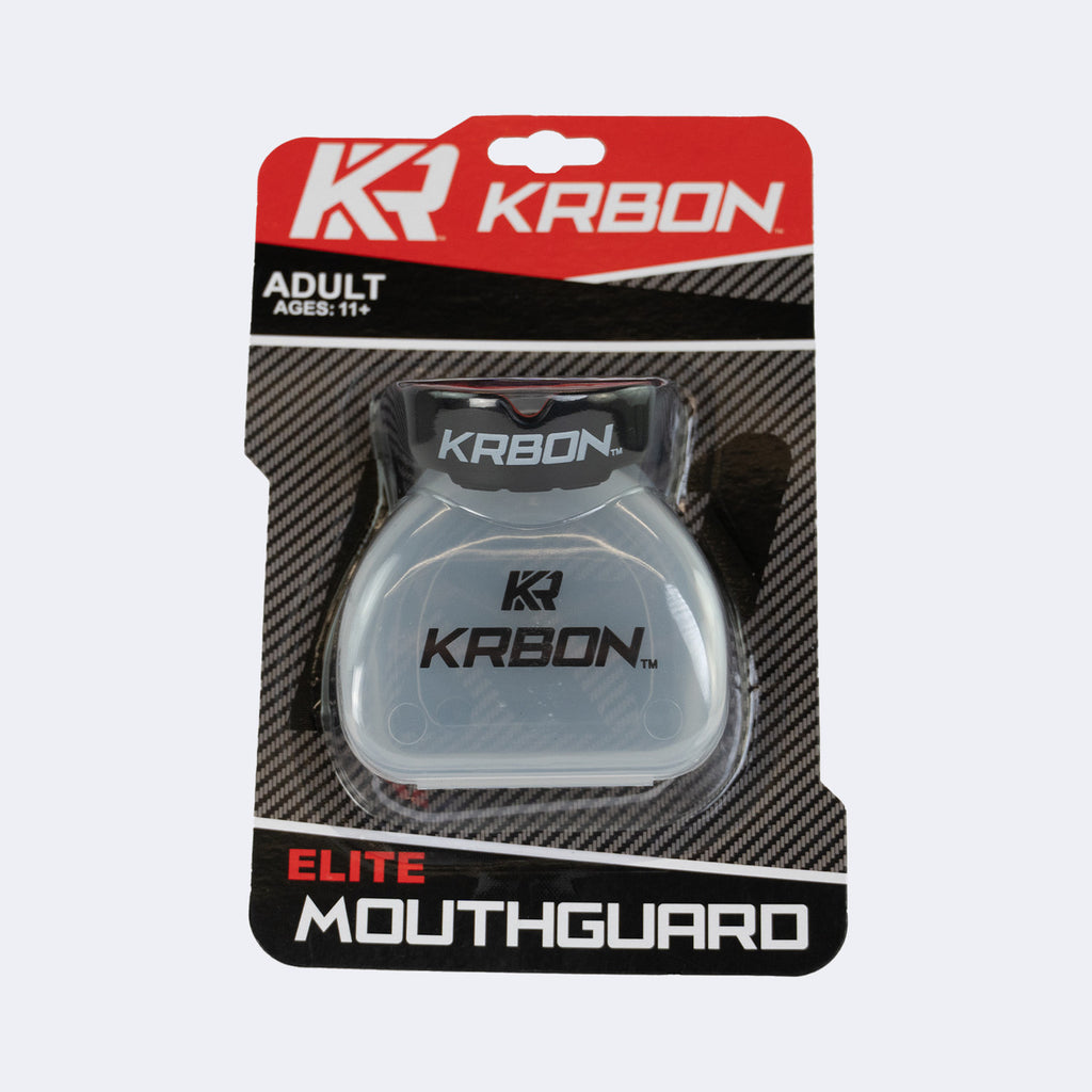 Adult KRBON Elite Series Mouthguard with Case (Black)