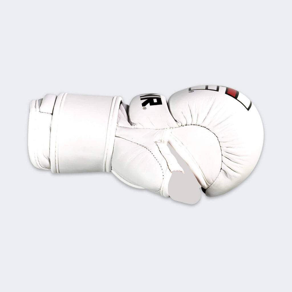 Combat Corner MMA Prime Sparring Leather Gloves - White