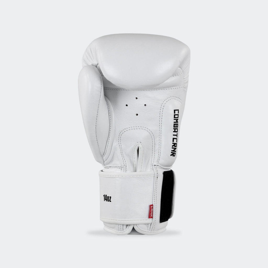Combat Corner Proper Thai Boxing Gloves - White