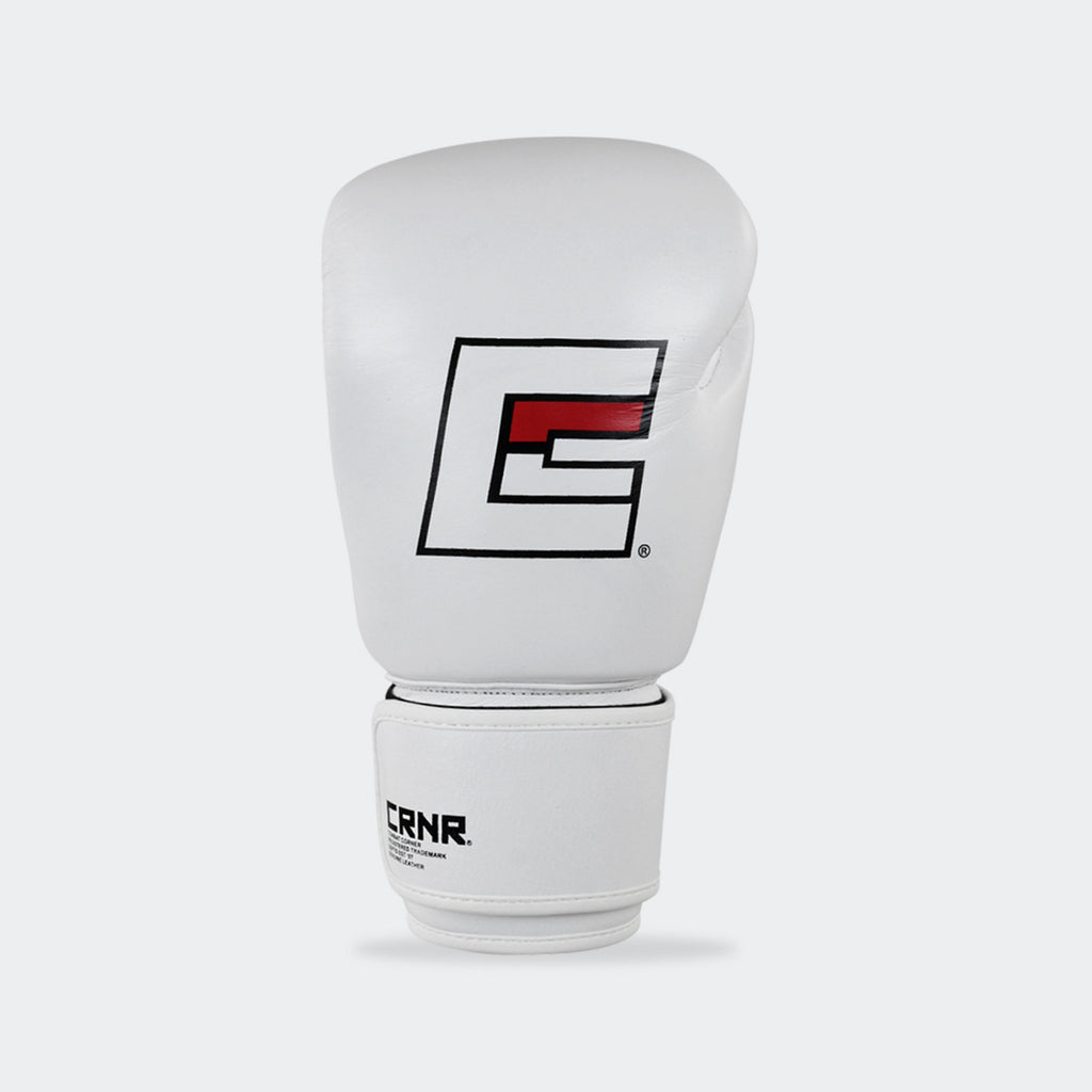 Combat Corner Proper Thai Boxing Gloves - White