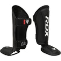 RDX T1 Leather Shin Pad - Black