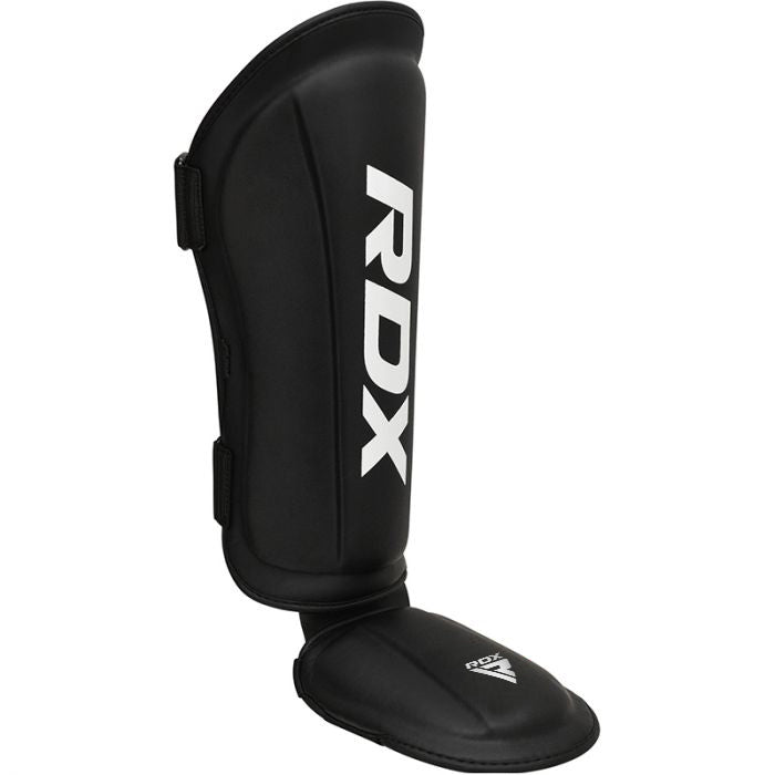 RDX T1 Leather Shin Pad - Black