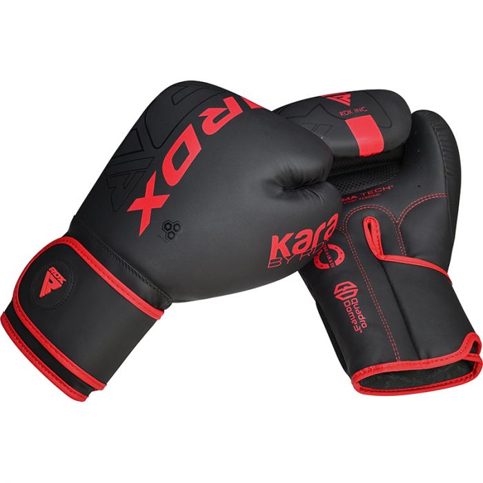 RDX F6 Kara Boxing Training Gloves Black/Red