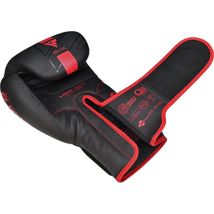 RDX F6 Kara Boxing Training Gloves Black/Red