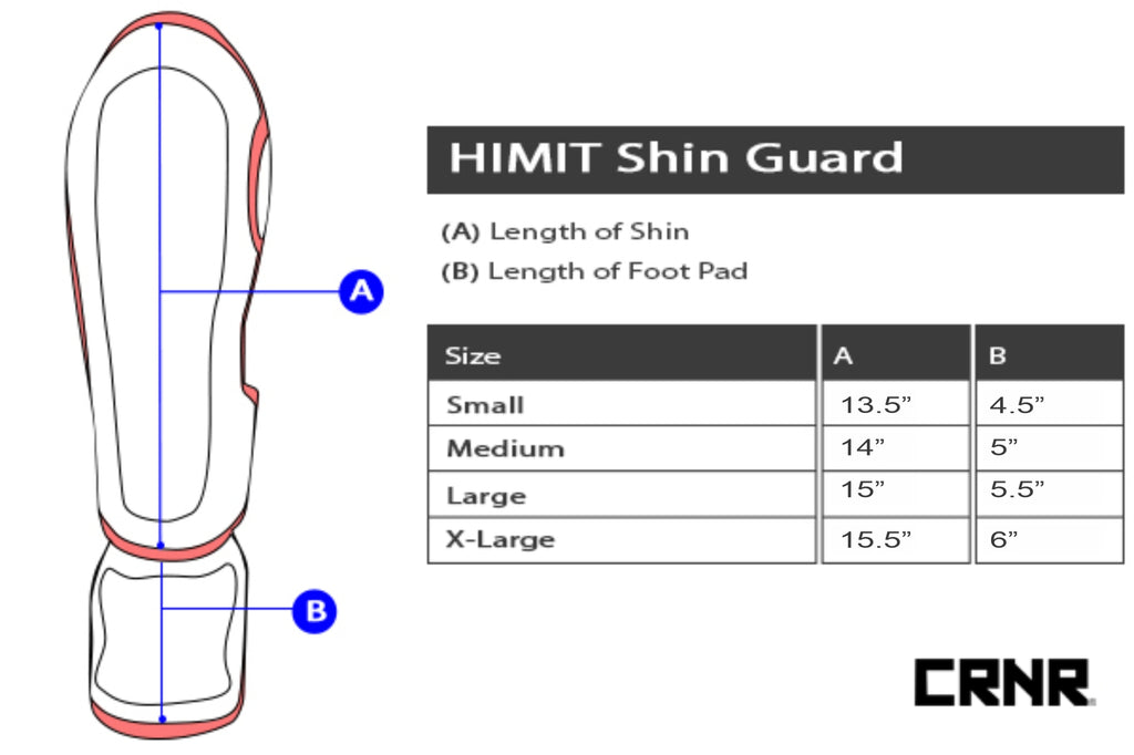 Combat Corner HMIT Shin Guards - Black