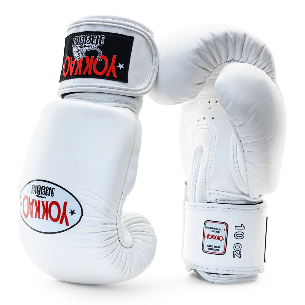 Yokkao Matrix Muay Thai Boxing Gloves - White