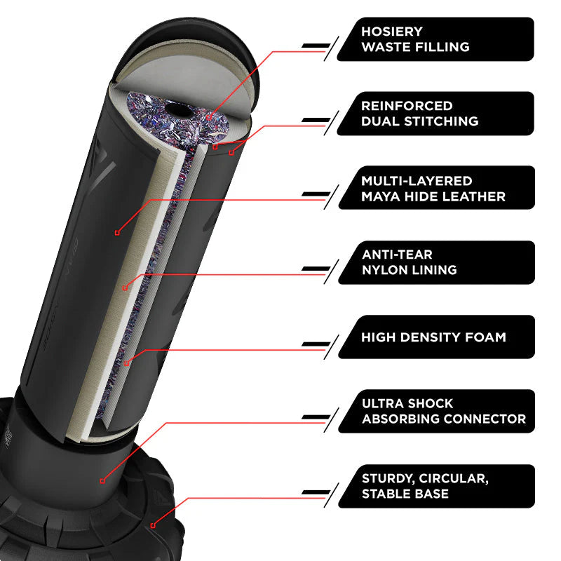RDX Free-Standing Target Bag 6Ft with free random bag mitts (Assembled - Pick Up Only)