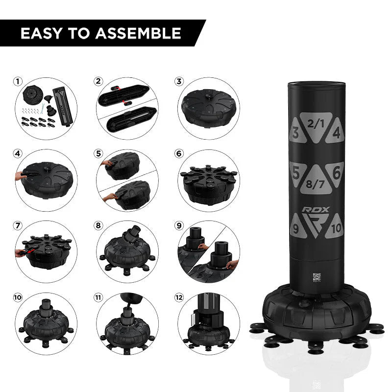 RDX Free-Standing Target Bag 6Ft with free random bag mitts (Assembled - Pick Up Only)