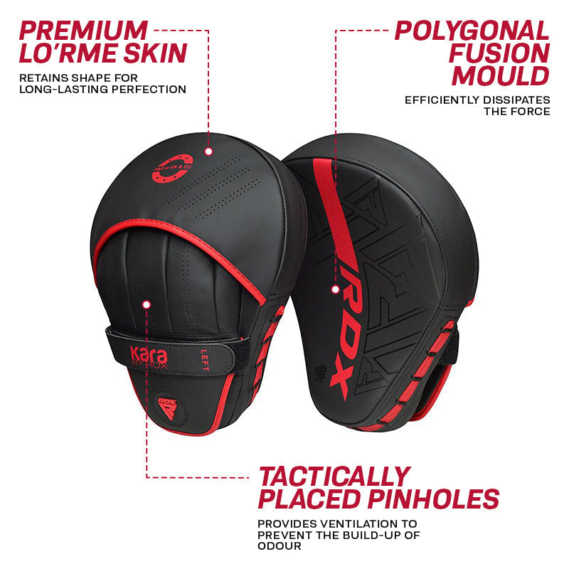 RDX F6 KARA Focus Pads - Black & Red