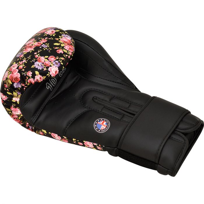 RDX FL5 Floral Boxing Gloves - Black