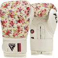 RDX FL6 Floral Boxing Gloves - White