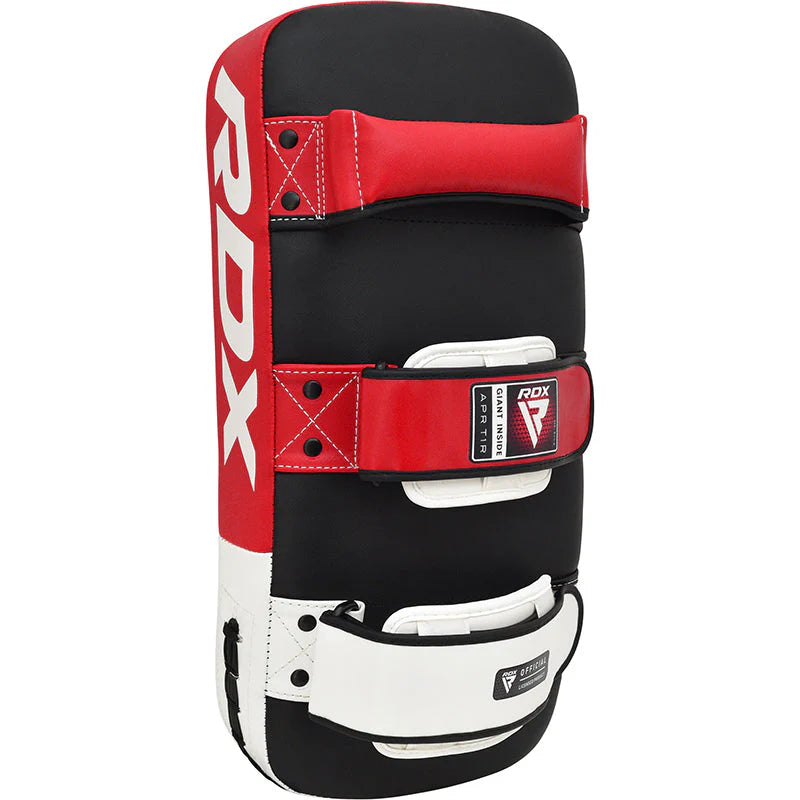RDX T1 Curved Thai Kick Pad Pair - RED/BLACK