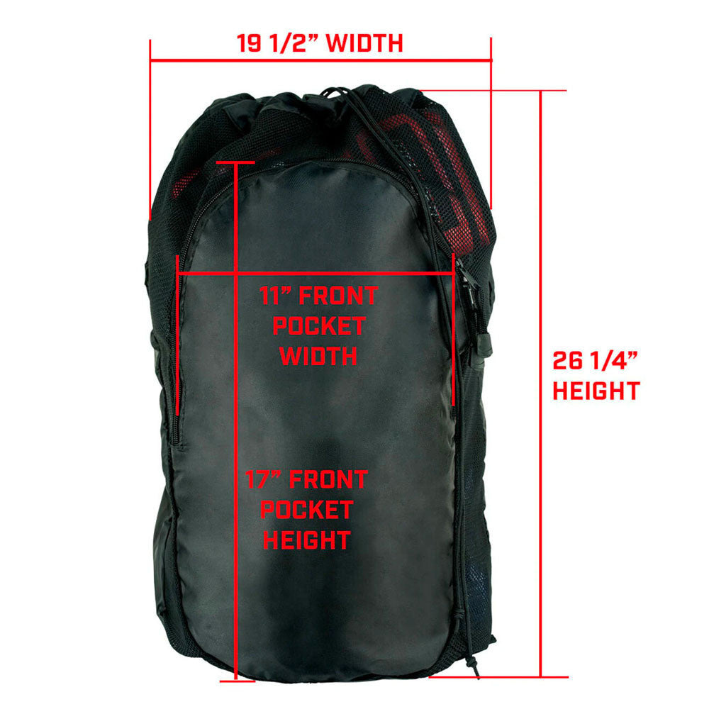 Revgear Mesh Backpack - Lightweight, Breathable Backpack