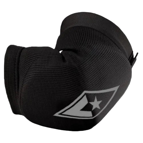 Revgear Signature Slip-On Muay Thai Elbow Pads - Black w Grey Logo