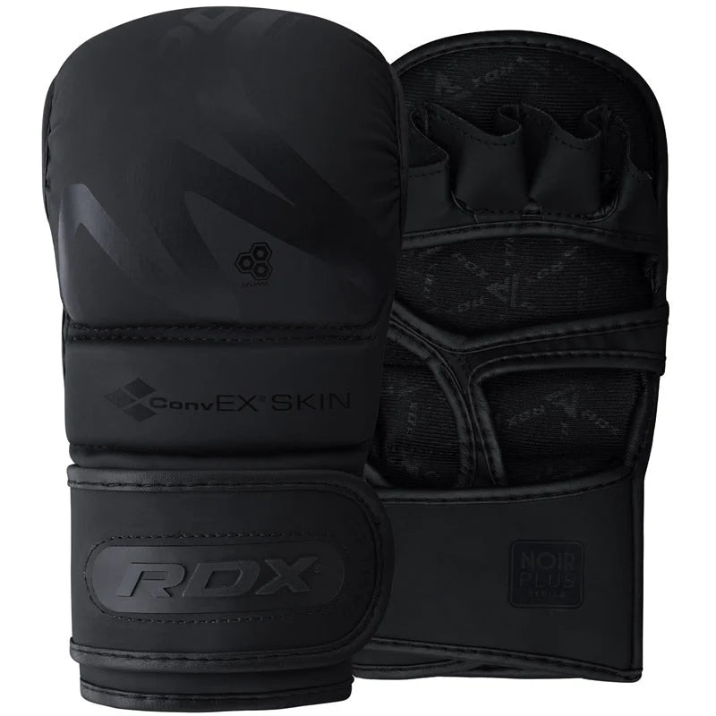 RDX T15 Noir Hybrid Mma Grappling Gloves