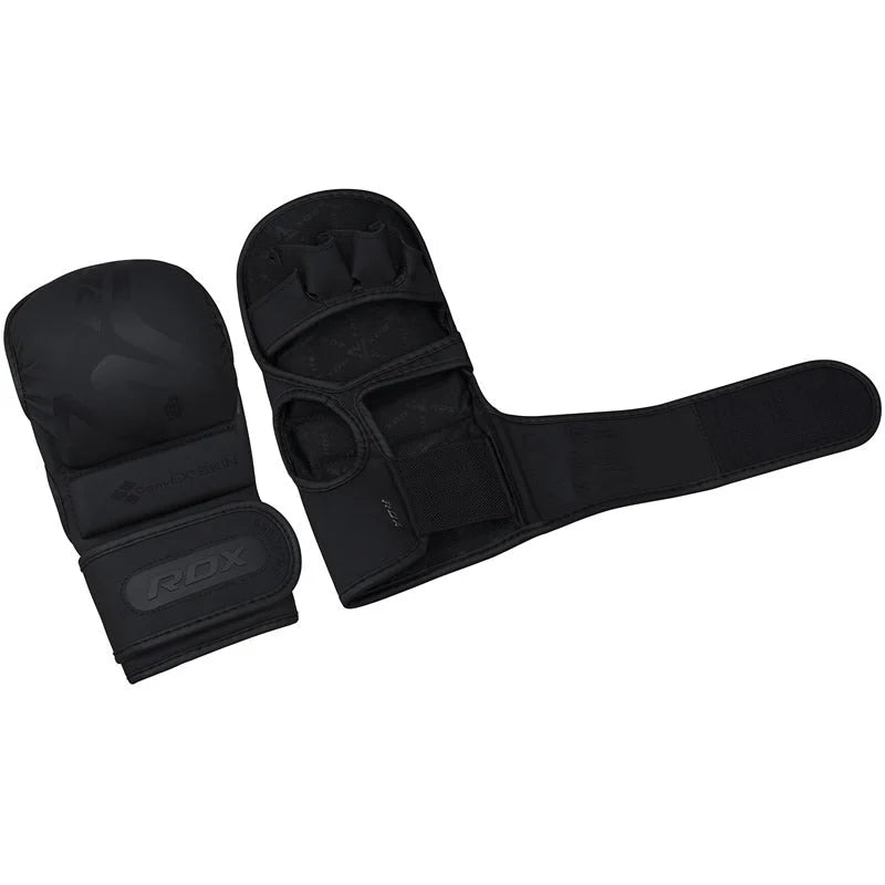 RDX T15 Noir Hybrid Mma Grappling Gloves