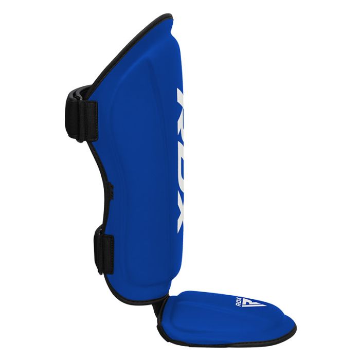 RDX T1 Leather Shin Pad - Blue
