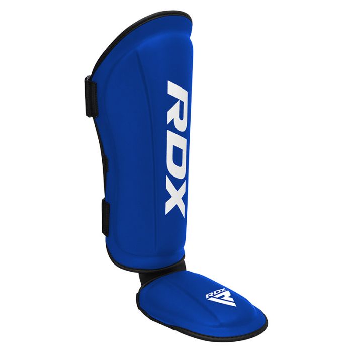 RDX T1 Leather Shin Pad - Blue