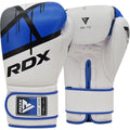 RDX F7 Boxing Sparring Gloves Hook & Loop - Blue/White